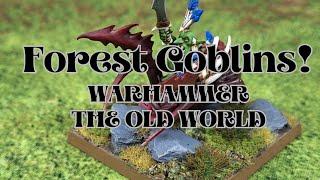 Warhammer the old world Forest Goblins!