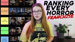 RANKING HORROR MOVIE FRANCHISES | TIER LIST