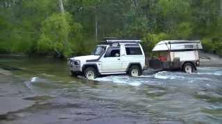 Daihatsu Rocky does the Tele Track,Cape York .2013