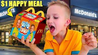 Vlad and Niki's Secret $1 Happy Meal from McDonald's 3AM!