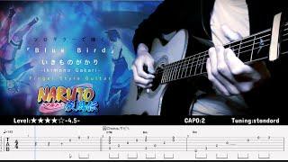 [tab] Blue Bird-ブルーバード-/ Ikimono Gakari (いきものがかり)  Finger Style  Guitar
