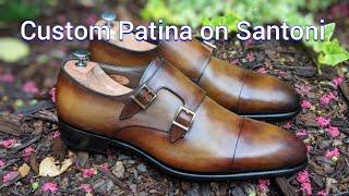 Custom Santoni Monkstrap: My Best Dye Patina Yet?