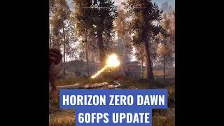 New 60fps update for Horizon Zero Dawn PS5 is available and free !