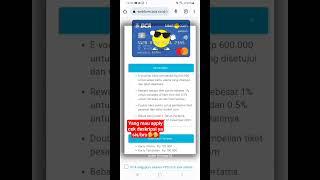 review kartu kredit BCA tiket.com kelebihan dan kekurangan