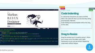 LiveCanvas WordPress Builder - The Advanced HTML & CSS code editor