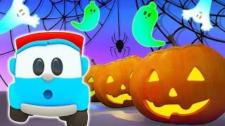 Halloween cartoons for kids & car cartoons for kids - Leo the Truck & Halloween songs for kids.