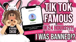 trying to go TIKTOK FAMOUS in 24 hours (undercover challenge!) *GONE WRONG* || mxddsie 