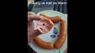 [Anzeige] Käsebockwurst von Kaufland. Kalt sehr genießbar aber warm, wie ein Gedicht auf der Zunge.