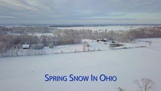 Unexpected Spring Snow in Ohio - DJI Mavic Pro