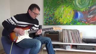 Fender Stratocaster  mit Vox Pathfinder Verstärker