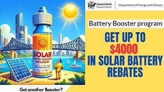 Battery Booster Program INFORMATION YOU HAVEN'T BEEN TOLD - Solar Battery rebate for Brisbane