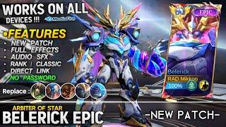 Script Skin Belerick Epic Arbiter of Star No Password Full Background & Sound