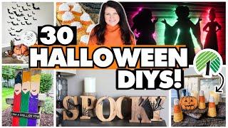 30 Halloween DIYS & HACKS you must try! | DIY Dollar Tree (& More) Spooky Decorations 2025