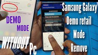 Samsung Retail Mode Removing (A53) Demo Mode / Without PC