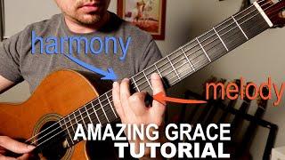 How to Play Amazing Grace on Classical Guitar [free tabs / score]