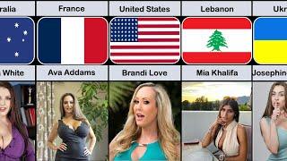 Prn Actress From Different Countries