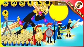 SUMMON DUAL SWORDS MEGA GOLDEN GRIFFON, ATREYOS, XIPHOS | Stick War Legacy Mod VIP | Animugen2048