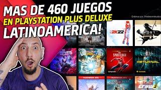  Playstation Plus Deluxe LATINOAMERICA trae MAS DE 460 JUEGOS  Ps Plus Deluxe Extra  PS4 PS5