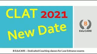 CLAT 2021 New Date