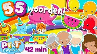 Educatieve Kinderfilmpjes • Pretlettertjes Special Woordjes Leren Peuter • Nederlands Gesproken