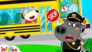 No No It's Dangerous! - Wolfoo Learns Bus Safety Rules for Kids  @WolfooCanadaKidsCartoon