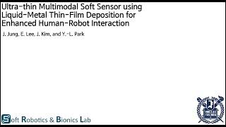 Ultra-Thin Multi-Modal Soft Sensor Using Liquid-Metal Thin-Film Deposition