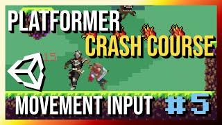 Movement Input with InputSystem - 2D Platformer Crash Course in Unity 2022 (Part 5)