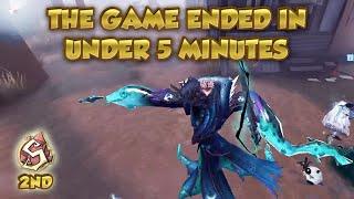 (2nd Feaster) The Game Ended In Under 5 Minutes | Leo Memory | Identity V | 第五人格 | 제5인격