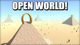 I Built an Open World Pyramid Exploration Track!