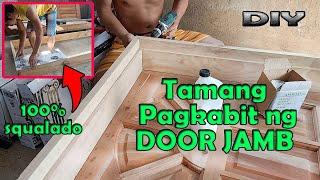 Kaka-ibang paraan sa pag kabit ng hamba  | DOOR JAMB INSTALLATION  |PAANO MAGKABIT NG HAMBA