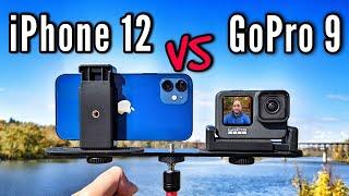 iPhone 12 VS GoPro Hero 9 Black Camera Comparison!