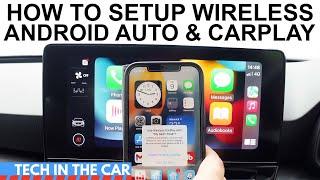 How to Setup WIRELESS Android Auto & Apple CarPlay