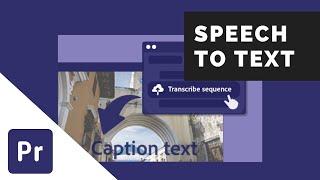 Auto Transcribe and Caption Videos in Adobe Premiere Pro CC Update