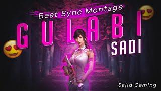 GULABI SADI | BGMI BEST EDITED MONTAGE | SAJID GAMING | PREMIERE PRO