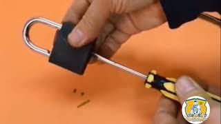 5 طرق لفتح قفل جديد  بدون مفتاح سهل جدا  4Ways to Open a Lock  easy