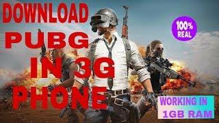 Download pubg in 3G phone or phone having 1GB Ram .