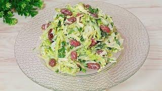 Вкуснейший САЛАТ за 5 минут из Пекинской капусты на каждый день! Быстро, Просто и невероятно Вкусно