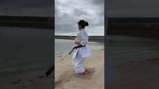 Memories from Okinawa  Sandra Sánchez #Karate #Beach #Okinawa #Japan #SandraSanKarate