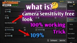 what is camera sensitivity free look || camera sensitivity free look kaise set kare