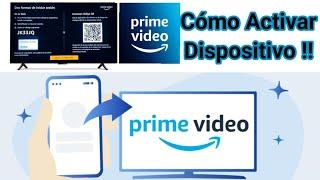 PrimeVideo - Activar un Dispositivo Smart tv - registrar