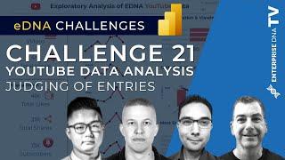 Enterprise DNA Challenge 21 Judging Of Entries - YouTube Data Analysis