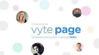 Vyte Page, schedule one-to-one meetings faster