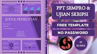 KUANTITATIF ‼️FREE TEMPLATE DESAIN PPT UJIAN SKRIPSI #2 #pptaesthetic #canva