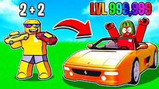 UNLOCKING MAX LEVEL in Race Merge Simulator Roblox