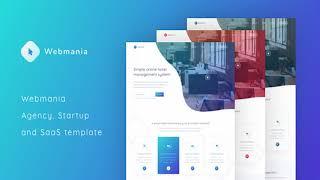 Webmania - Agency, Startup and SaaS Template | Themeforest Website Templates and Themes