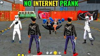 No internet Prank  After New Update  New Bundle Emote & New Gloowall  Garena Free Fire  Y GAMING