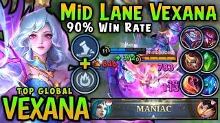 Vexana Best Build For 2024!! 90% Win Rate - Top Global Vexana Build & Emblem - Mobile Legends