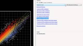 DNASTAR - Using the Scatter Plot