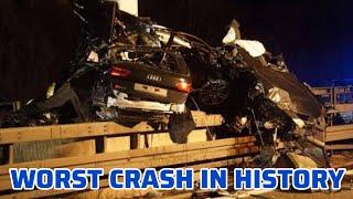 The Worst Car Crash In History | Audi RS6 Autobahn