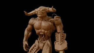 [ Doom ] CyberDemon sculpting